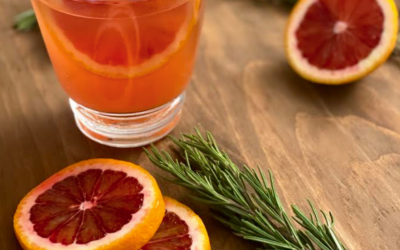 Rosemary Blood Orange Winter Cocktail
