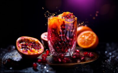 Cranberry Pomegranate Orange Mocktail